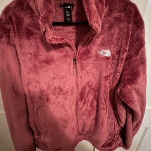 The North Face Women's Plush Mauve Teddy Jacket